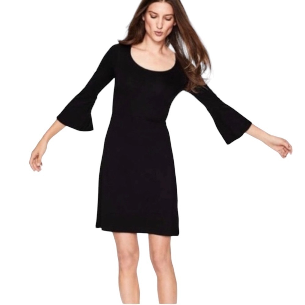 Boden - Miriam Jersey Scoop Neck Knee Length Casual Dress Sz 8 - Picture 9 of 9
